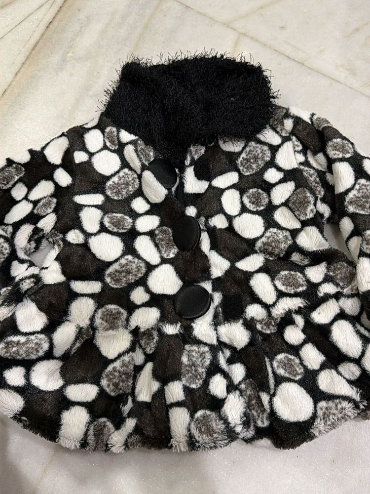 Cute Kids Fuzzy Jacket