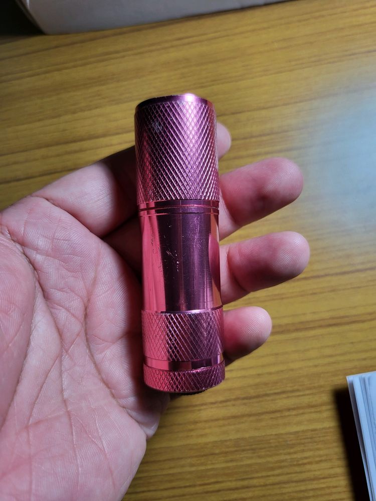very compact metal build Chinese torch