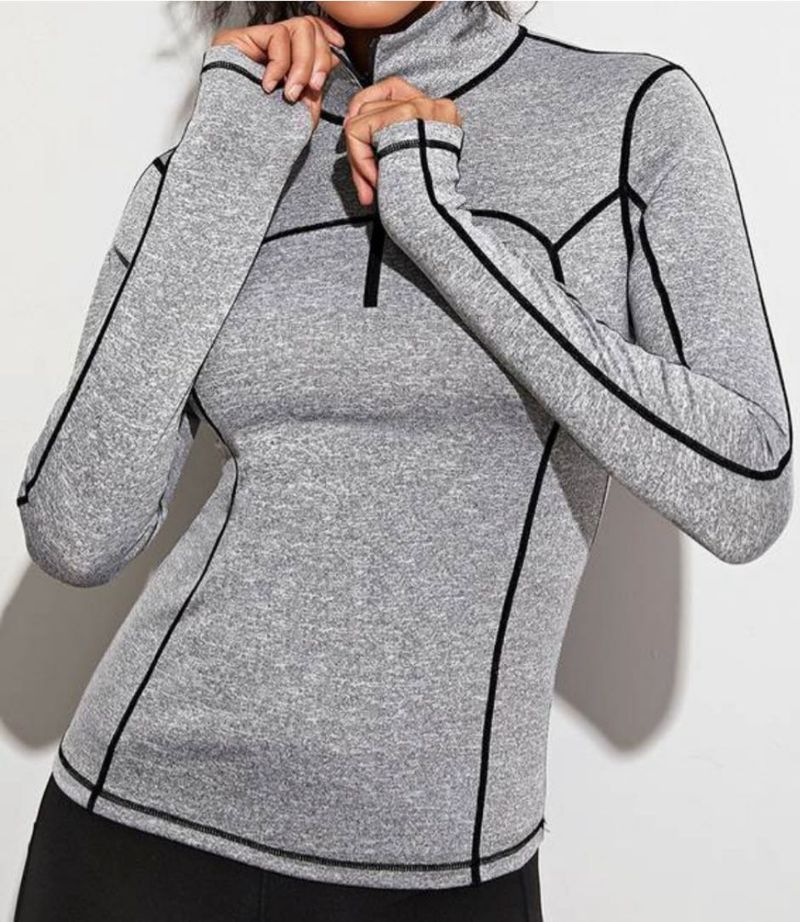 Sporty Grey Active Top
