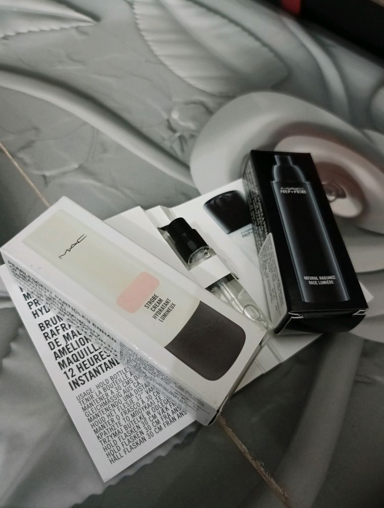 MAC Of 3 Product ,MAC Strobe Cream,Primer,Fixer