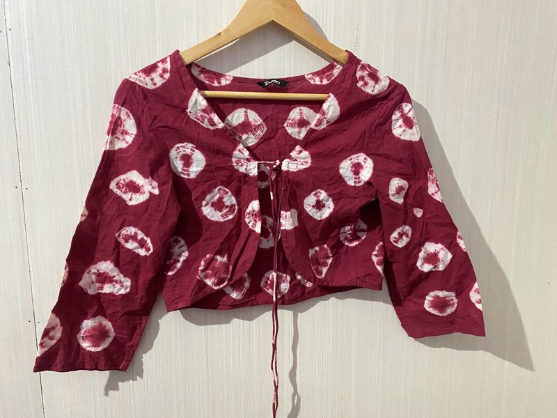 Korean Pinterest Tie Dye Top