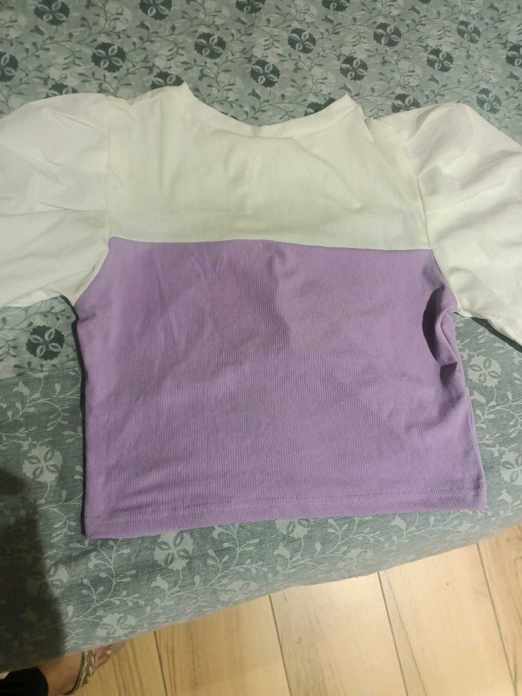 Purple Crop Top