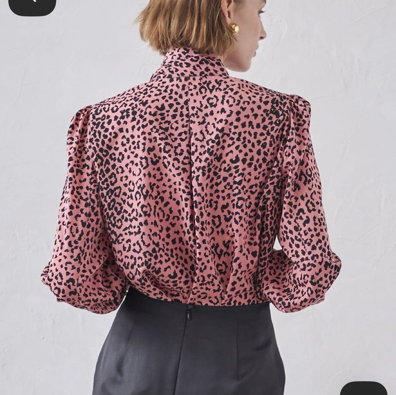 Office Siren 🥵Leopard Print Blouse