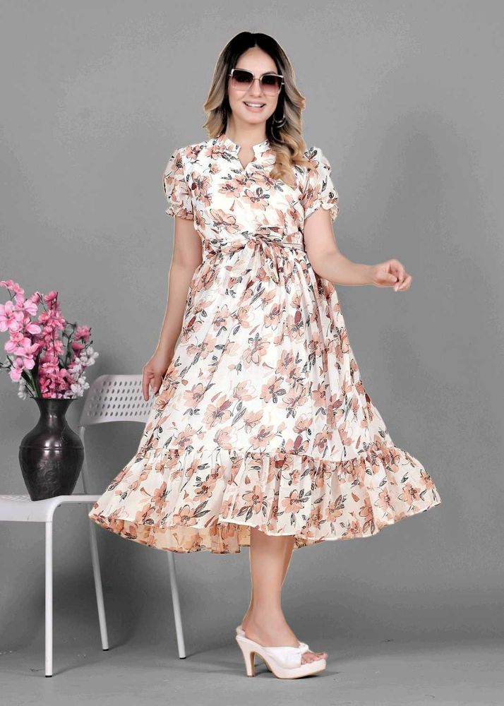 New Teg Fancy Printed Dress S to XL All