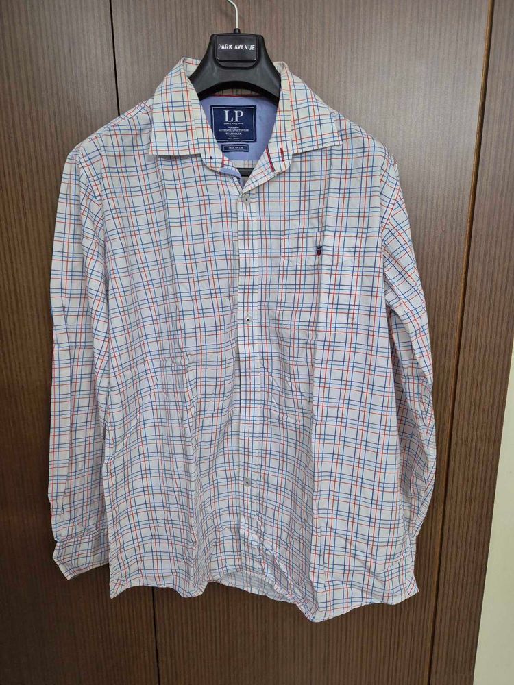 Louis Phillipe Checkered Shirt | 44