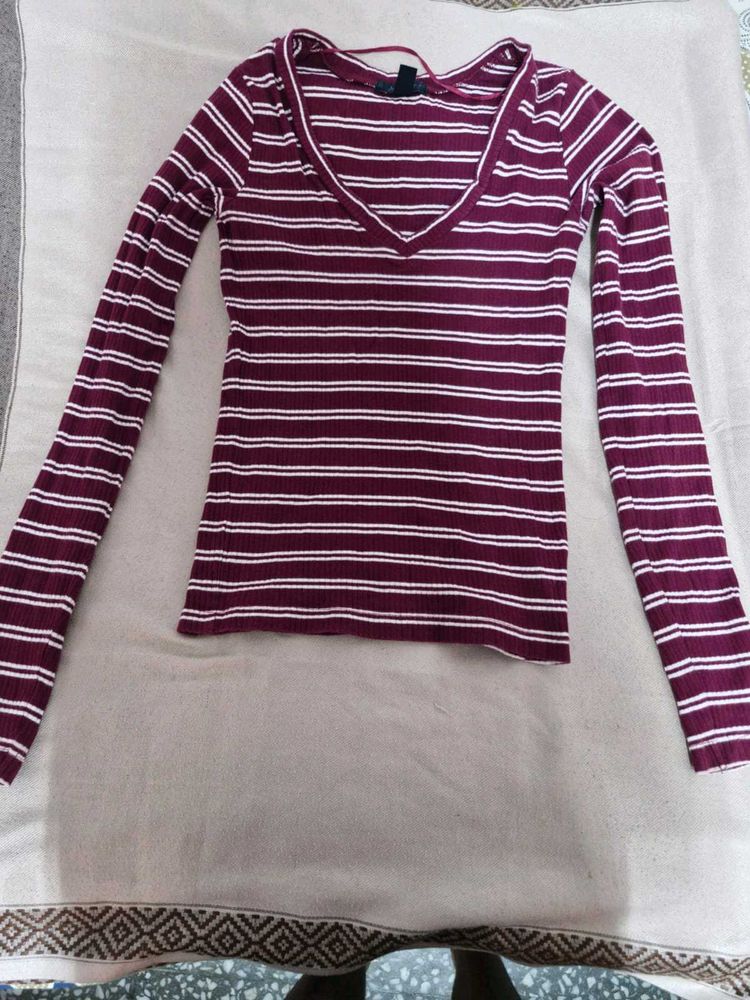 V Neck Style Top
