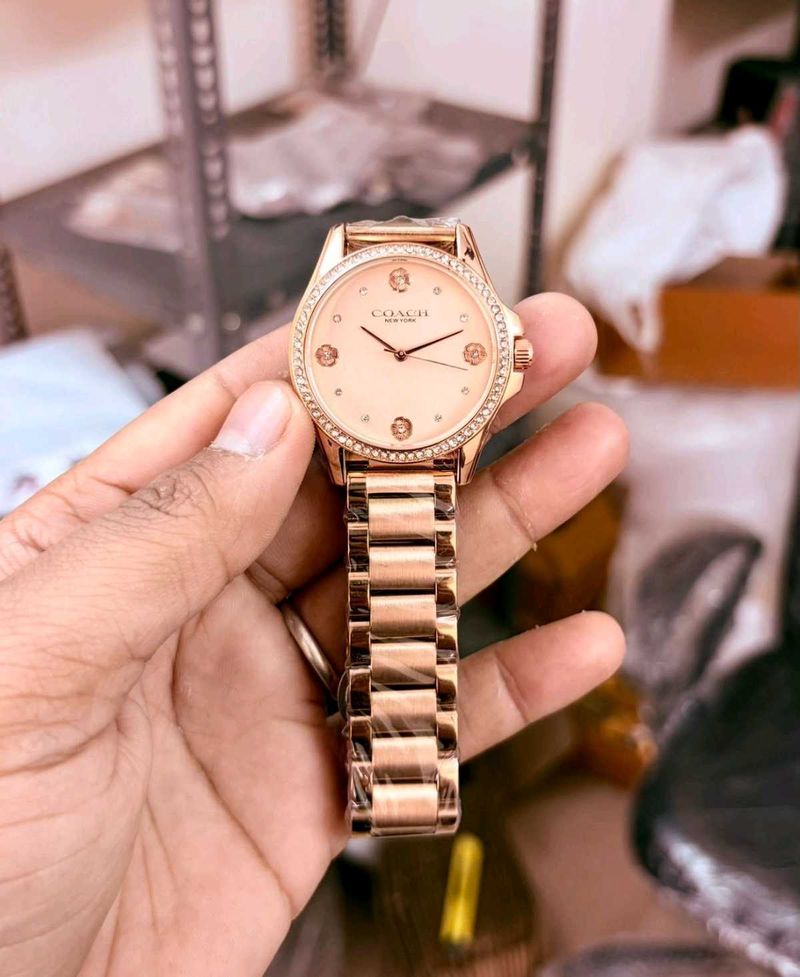Coach Ladies' Rose Gold Watch