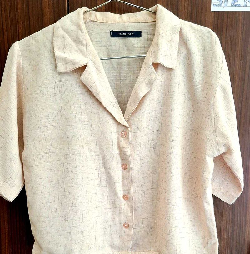 Tailored Fit Button-Down Top