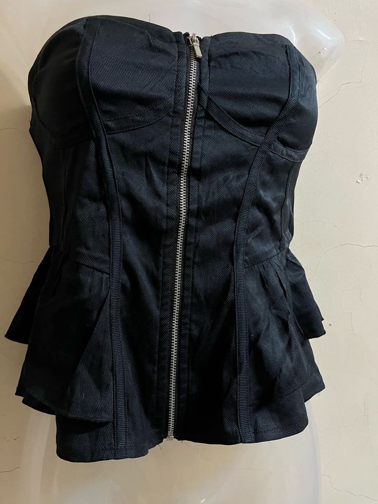 Bebe Branded Black Corset