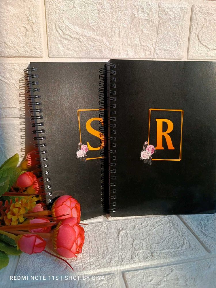 Custom Initial Notebooks (Set of 2)