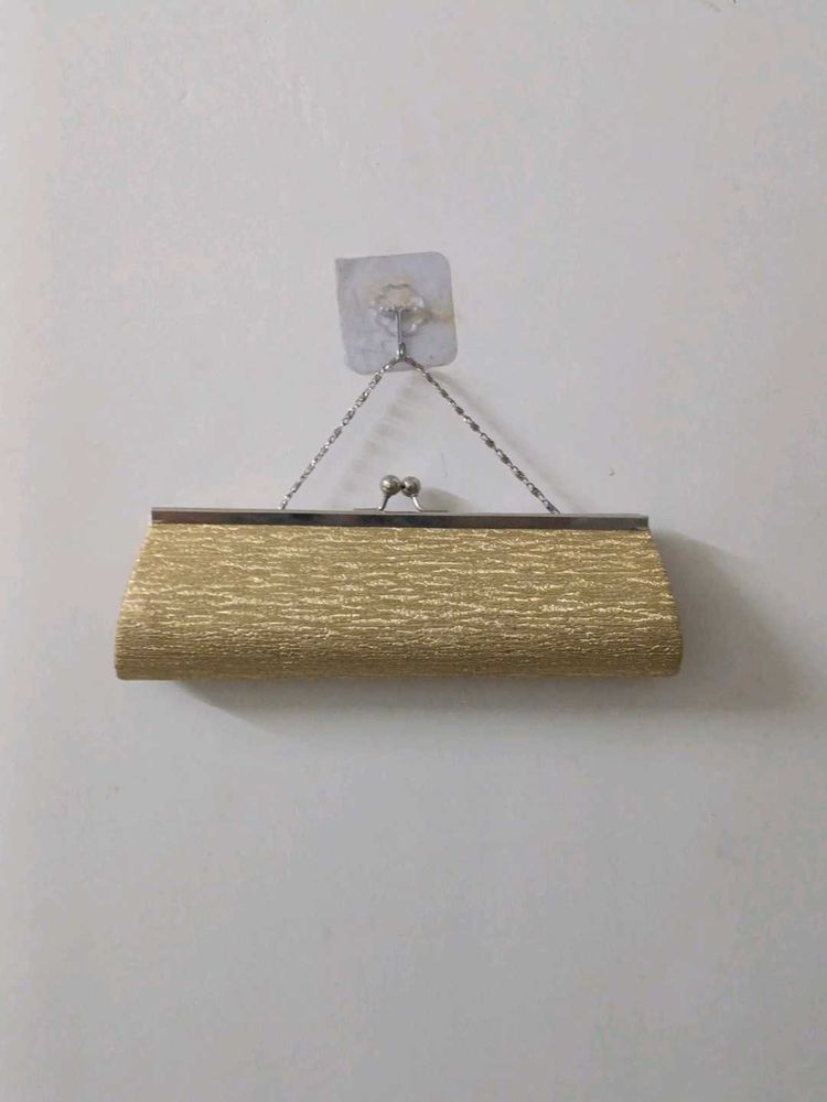 Elegant Gold Evening Clutch
