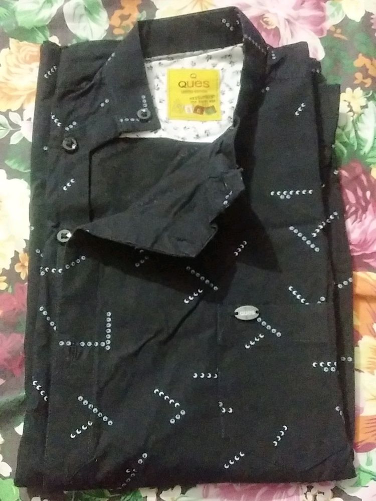 Black Cotton Shirt