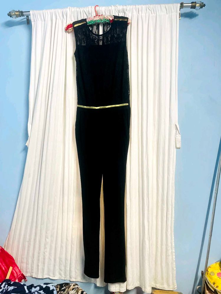 Sleek Black Jumpsuit