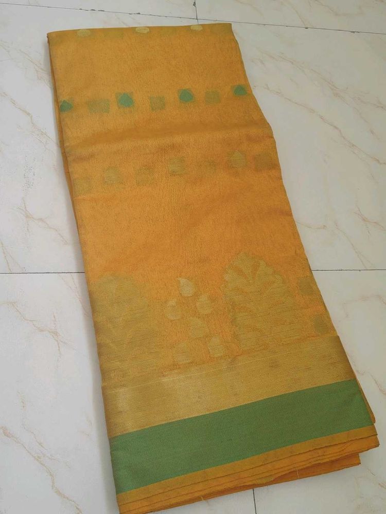 Elegant Yellow Saree