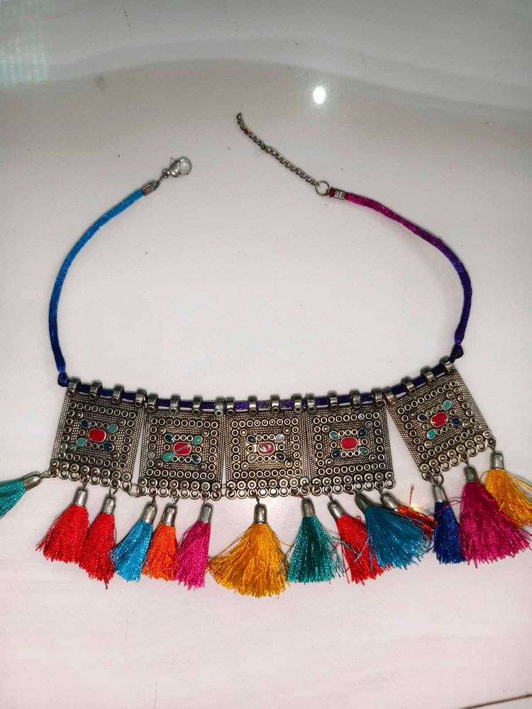 Ethnic Tassel Necklace