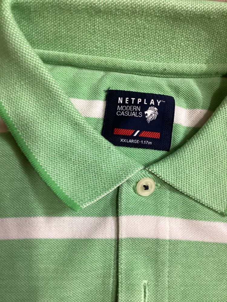 Netplay Striped Polo Shirt