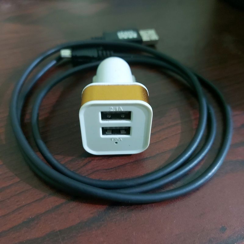 Car Charger With Cable