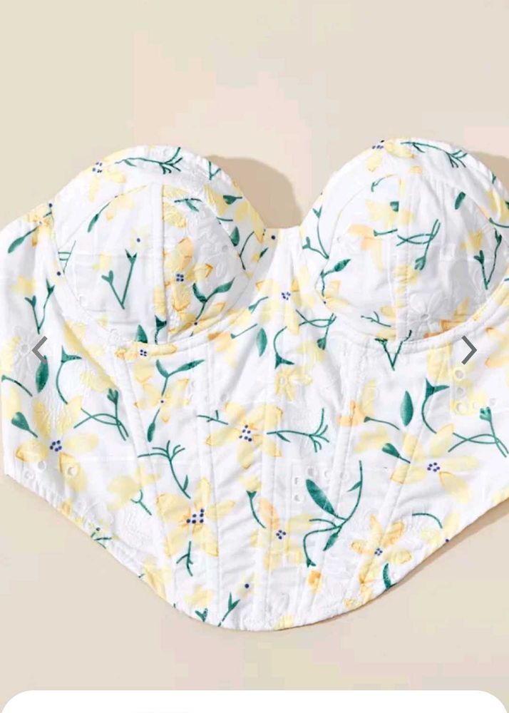 Urbanic Floral Corset Top