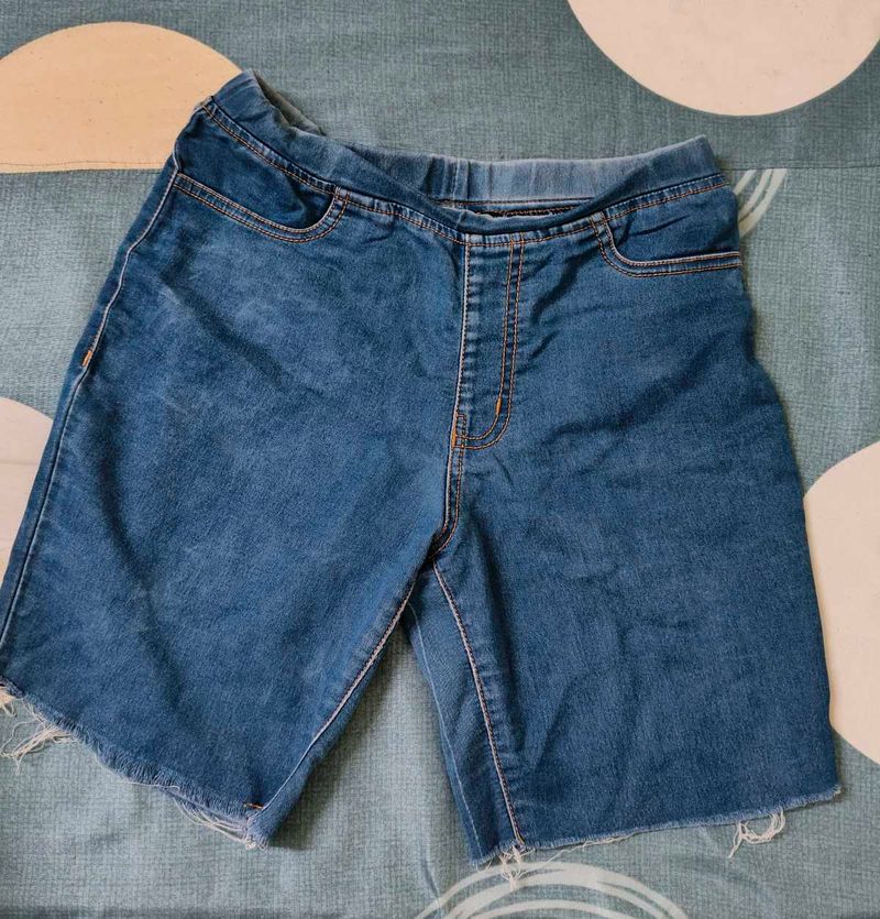 Denim shorts