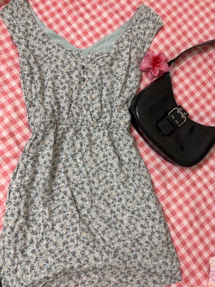 Floral Print Mini Dress