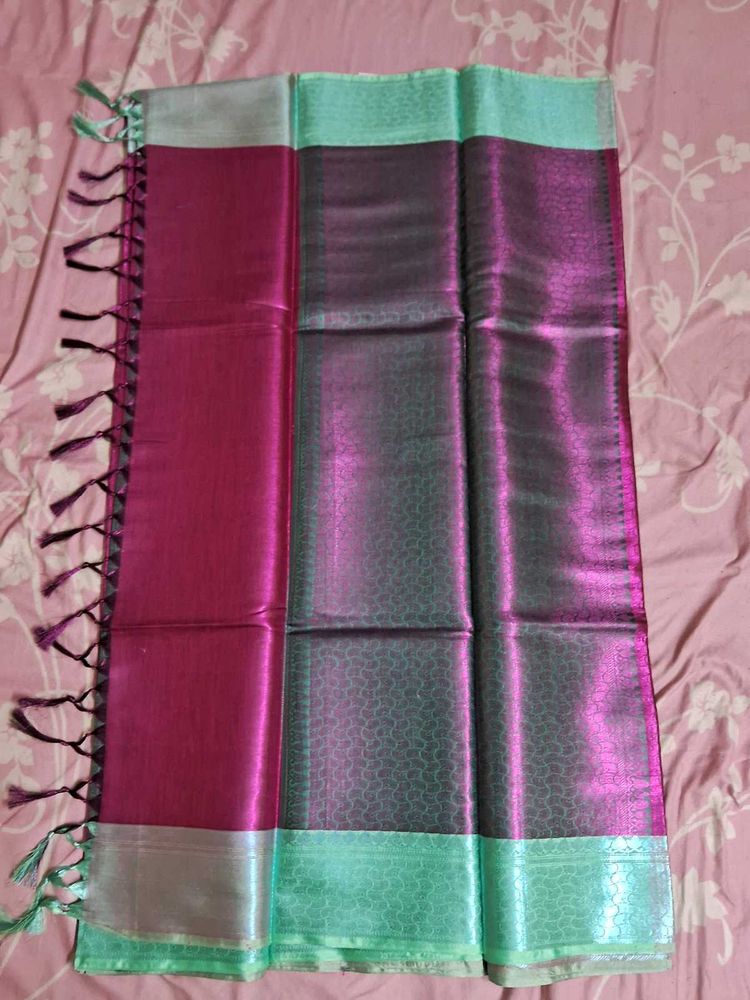 New Elegant Semi Silk Soft Saree