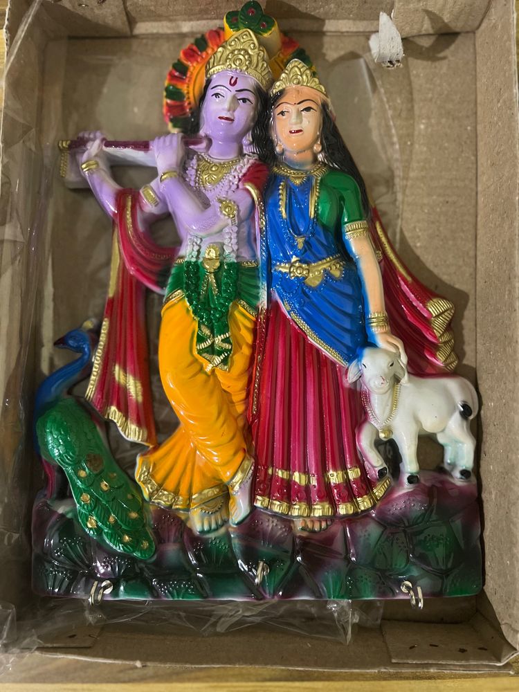 Radha Krishna Handicraft Frame - For Keys