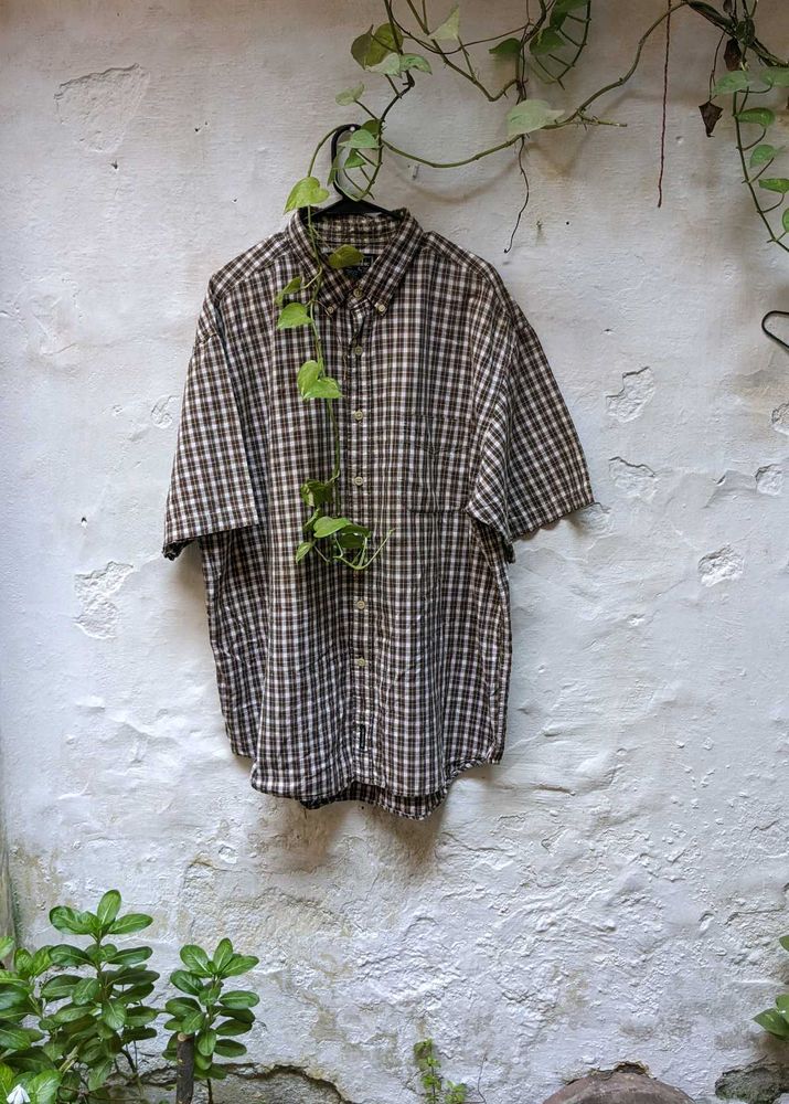Vintage Plaid Short Sleeve