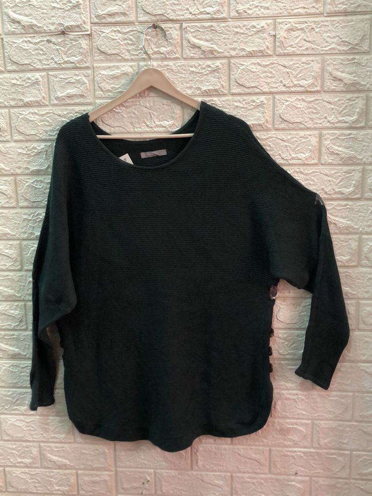 Stylish Green Knit Pullover‼️🕶️