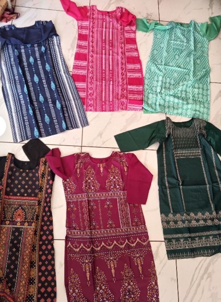 set of 6 Women's  Kurta Tops