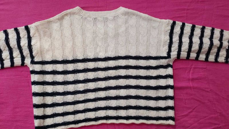 Striped Knit Sweater