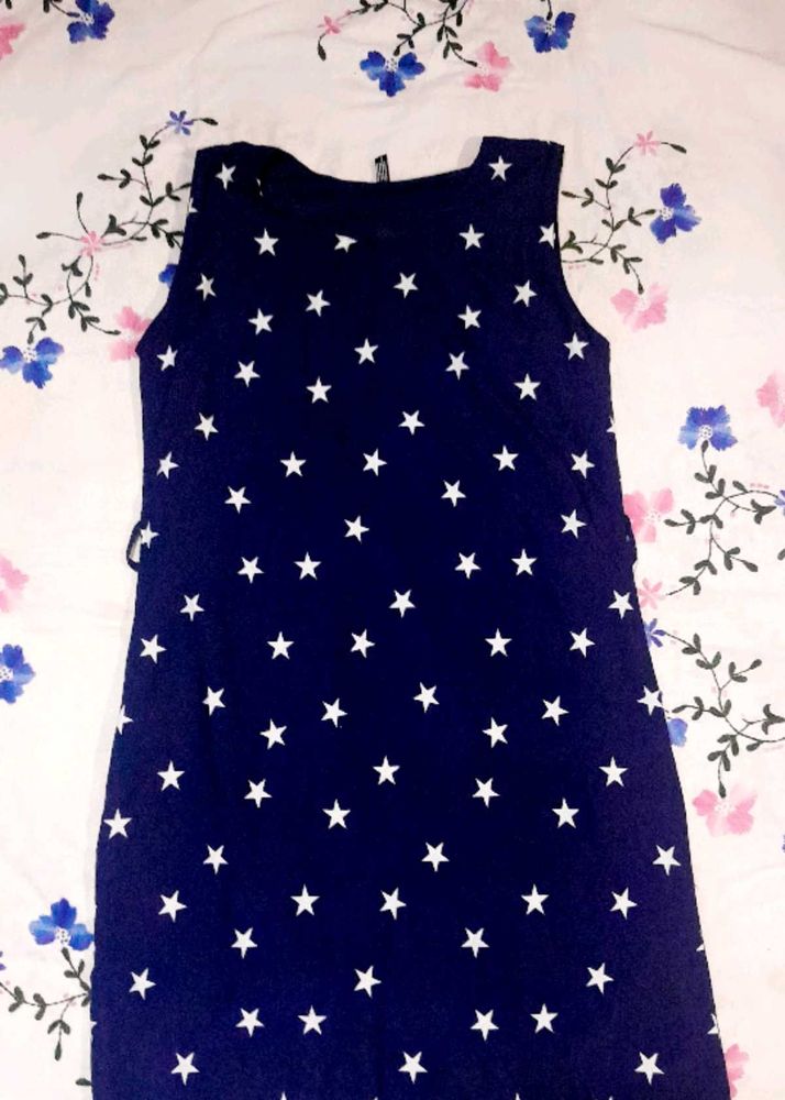 Navy Star Dress