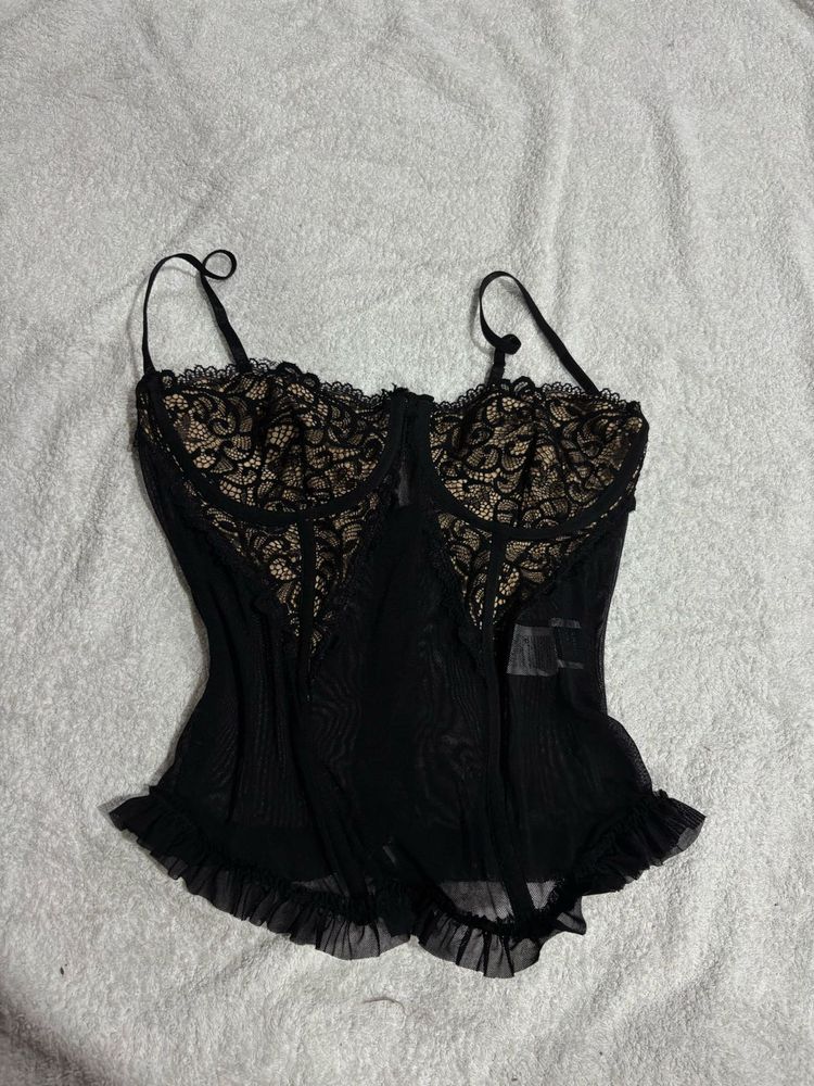 Shein Mesh Corset