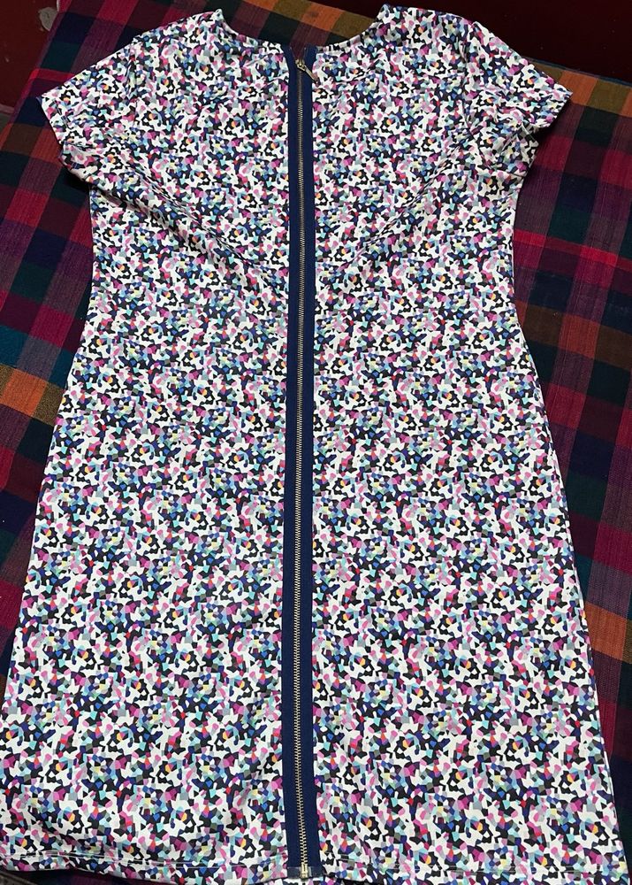 Patterned Casual Dress
