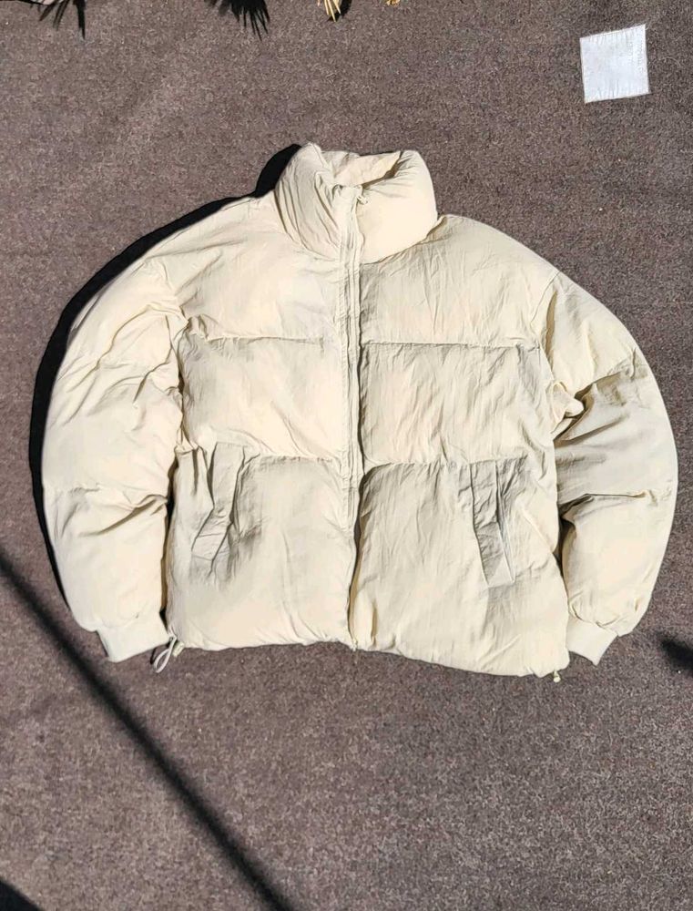 Cream Puffer Jacket