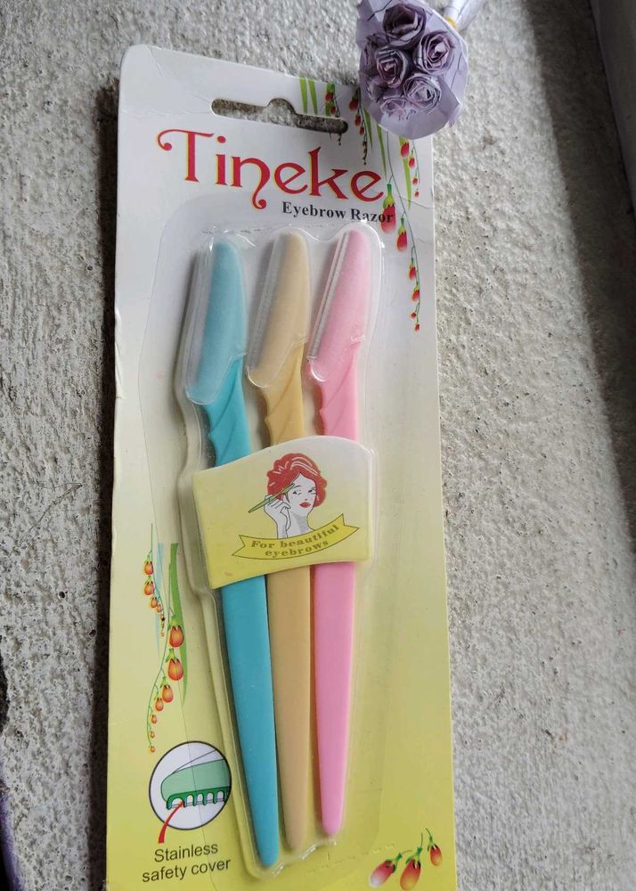 Eyebrow Razor Set Of 3
