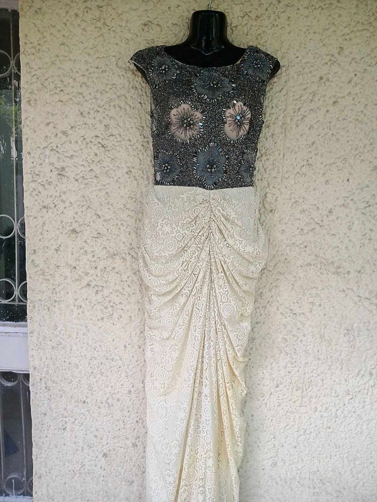 Beautiful Beaded Floral Dress