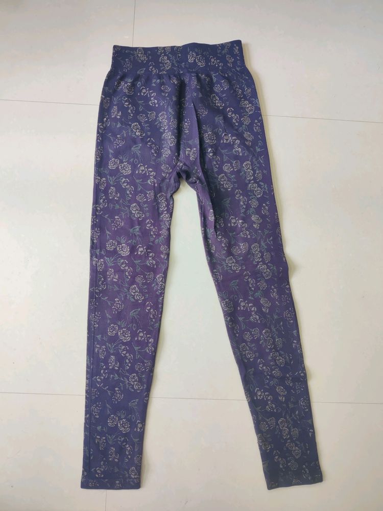printed slim fit ankle-length leggings