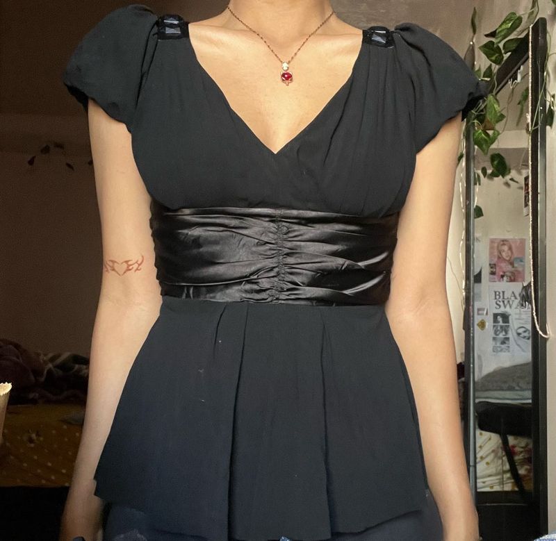 vintage 2000s party top