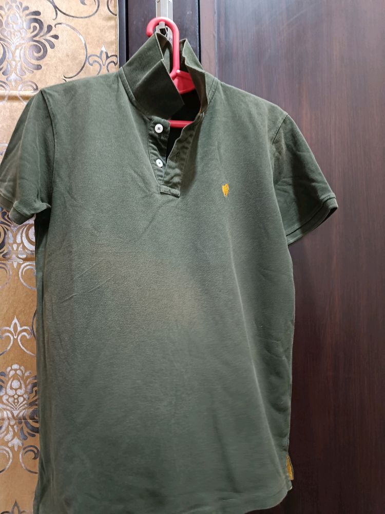 Aspirer Olive Colour T-shirt - L Size