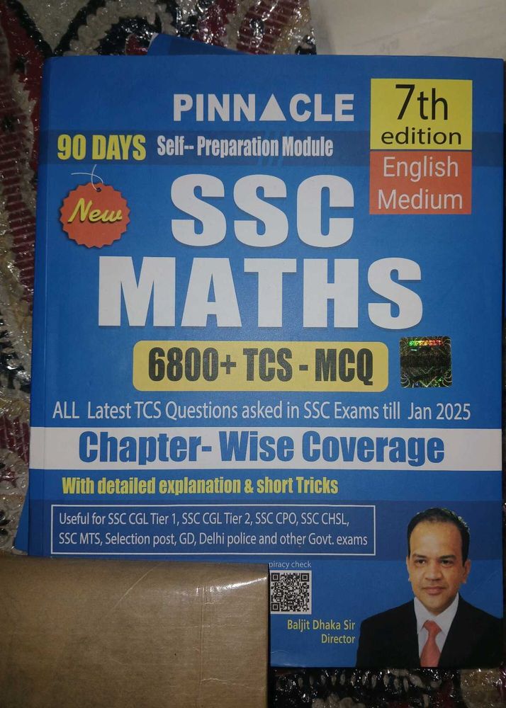 Ssc Maths 6800+ By Pinnacle, 7th Edition 2025