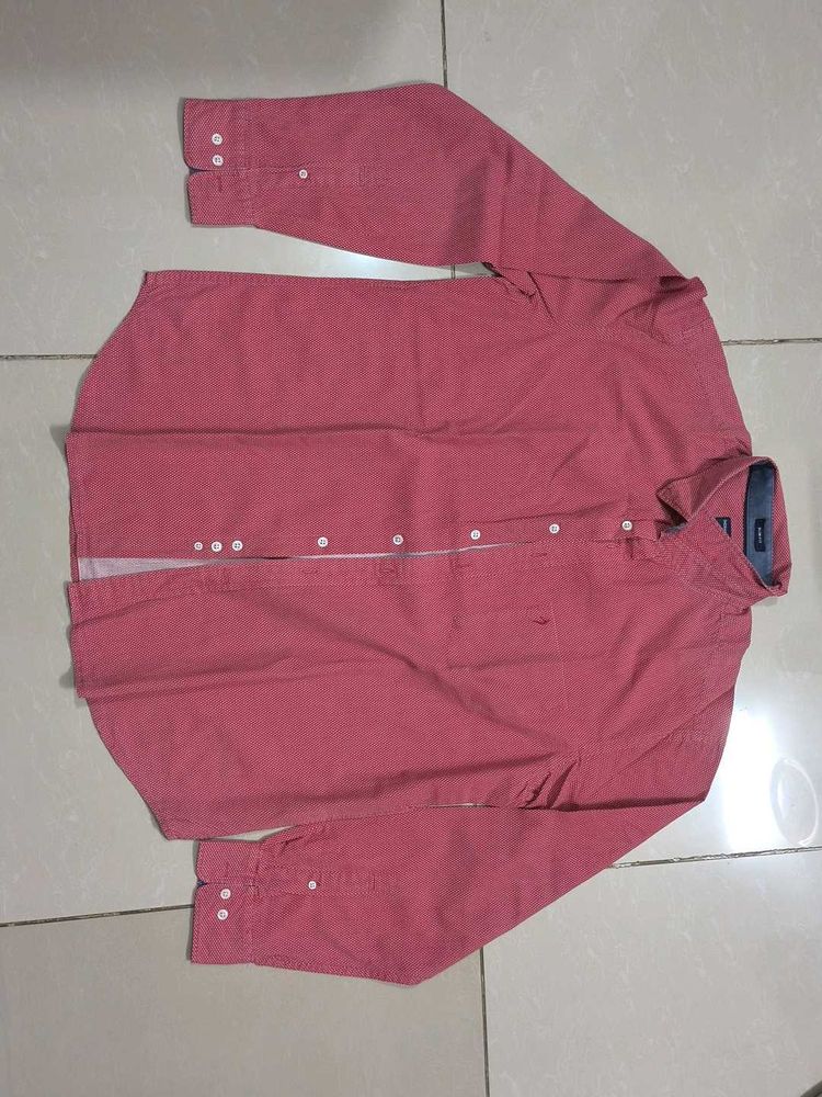 XL Men&#39;s Casual Coral Shirt Indian terrain