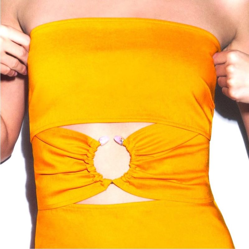 Zara Limited Edition Sexy Cutout Midi Dress