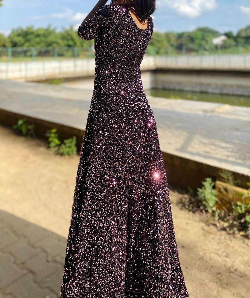 Partywear Sequence Gown