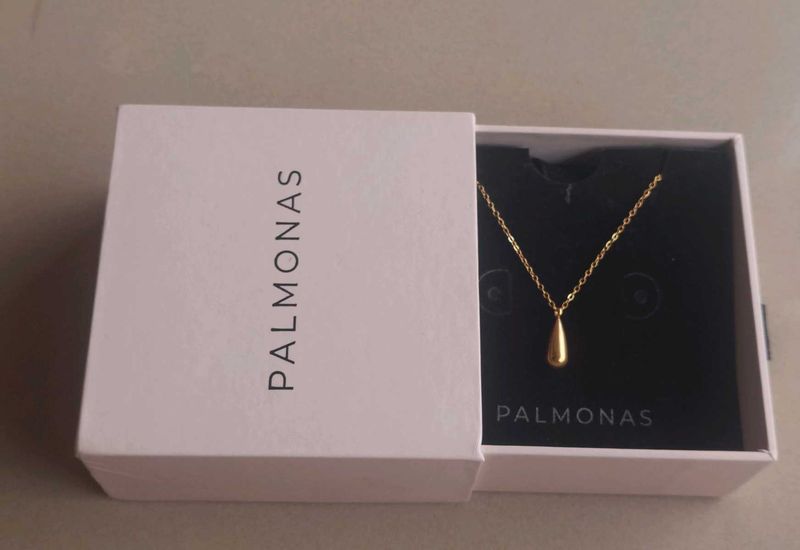 Palmonas Gold Plated Minimal Necklace