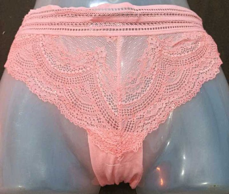 Peach Lace Panty 💚