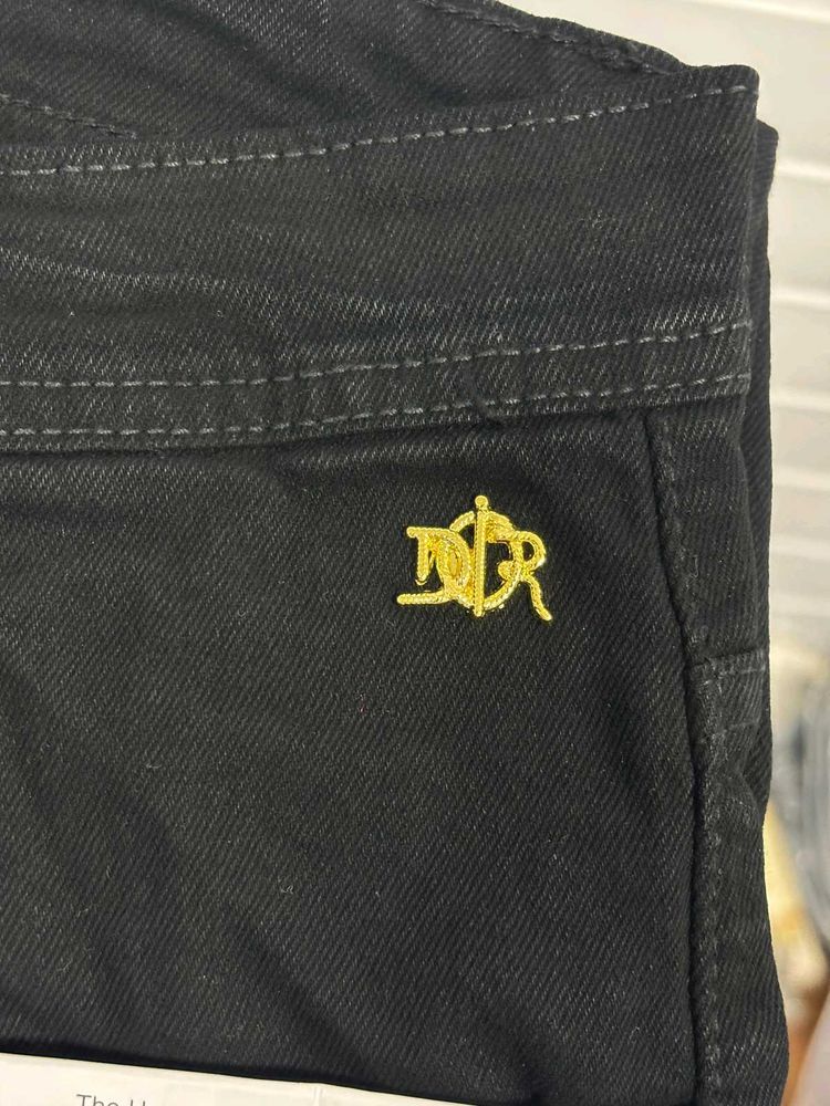 Dior Black &amp; LV Denim Pants