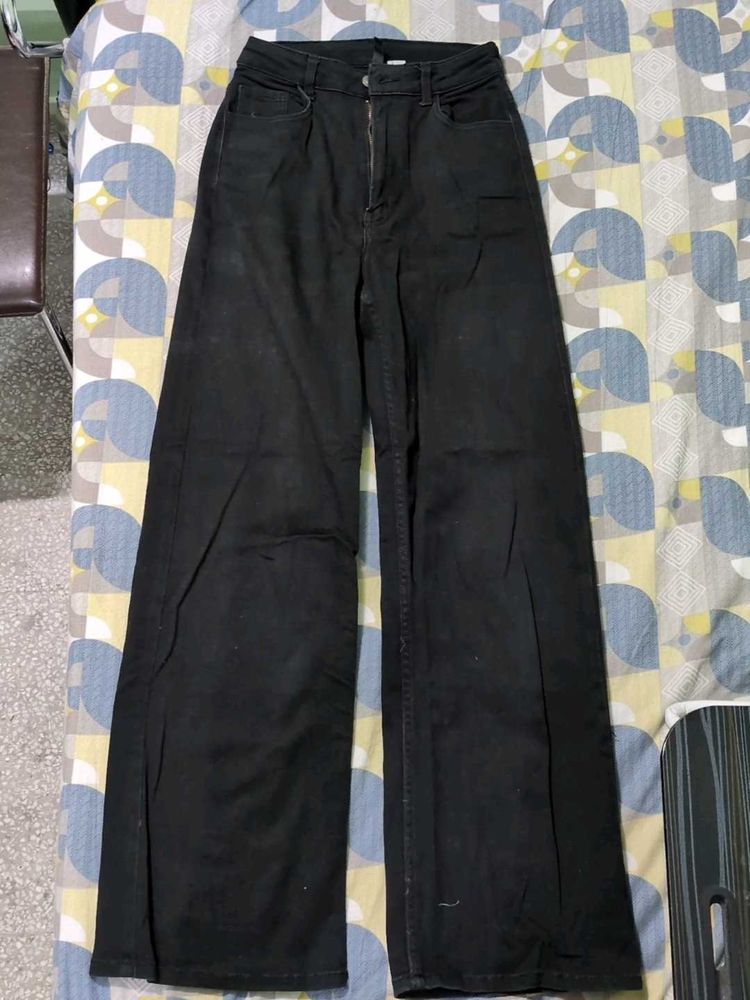 Black Wide Leg Jeans