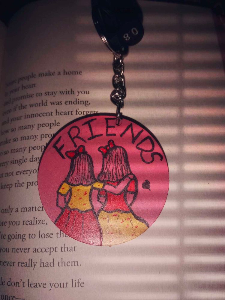 New Customised Friendship Keyring.....