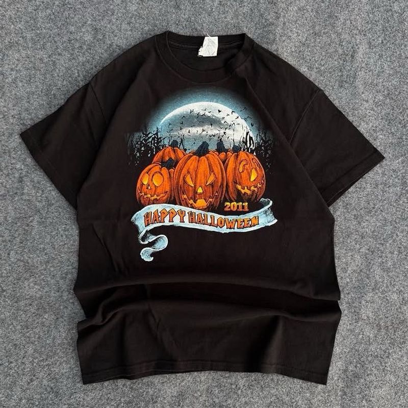 Halloween Pumpkin Graphic Tee S/M