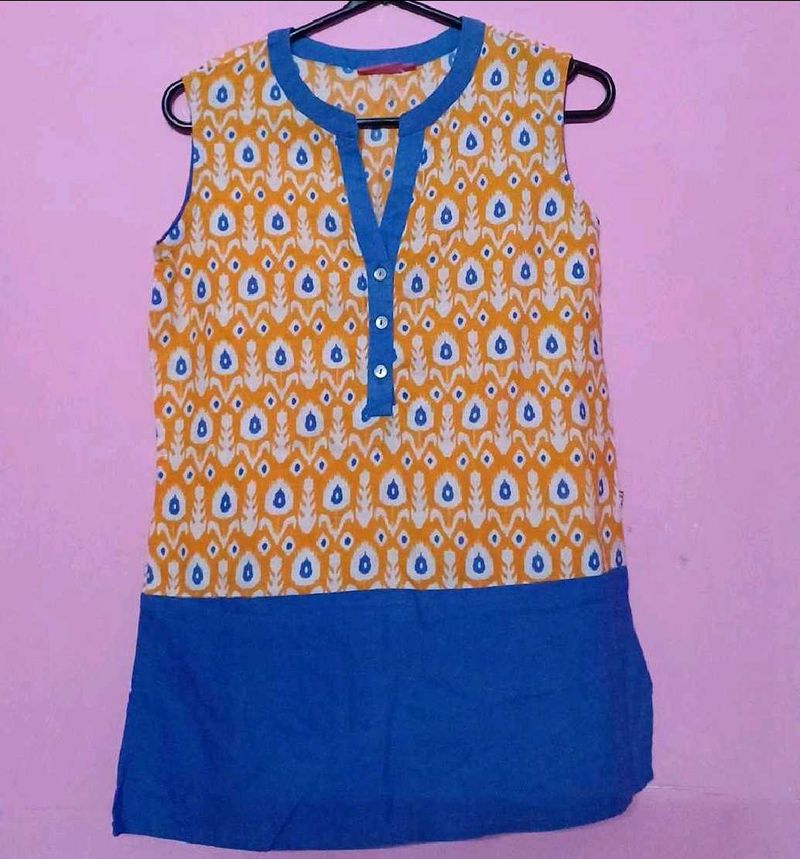 Orange Short Kurti